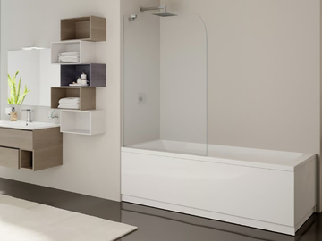 ZANZIBAR - Tempered glass bathtub wall panel by Remail by G.D.L. - view 2